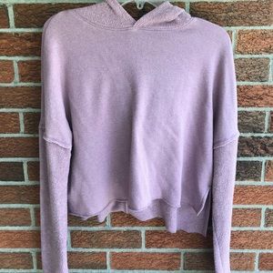 Urban Outfitters Cropped Mauve hoodie